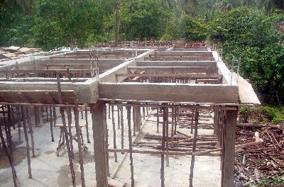 Skeleton for one block of Deluxe Sea View Rooms