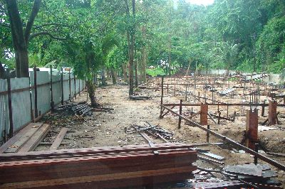 construction at the Siam Beach Resort