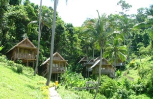 Hill side bungalows on Ko Chang