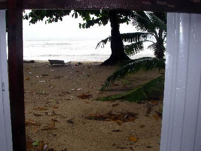 view from the superior sea view rooms during construction
