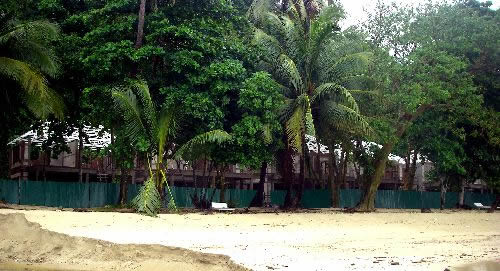 View from the Sea looking at the Superior SeaView Rooms