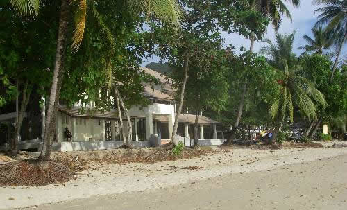 Restaurant and Seminar Room from  the Sea